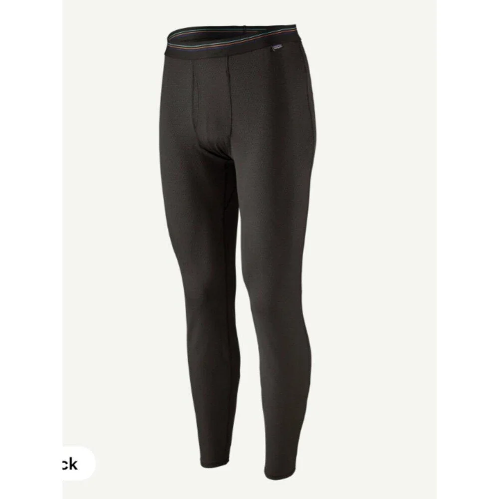 PATAGONIA Capilene Midweight Baselayer Bottoms #44487 BLACK Men's Size Small